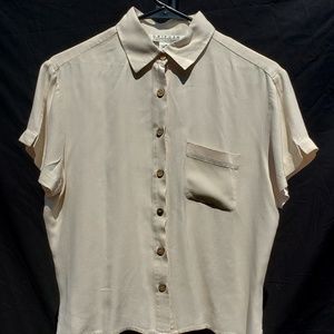 Uniform by Paul Richard SILK Blouse - M